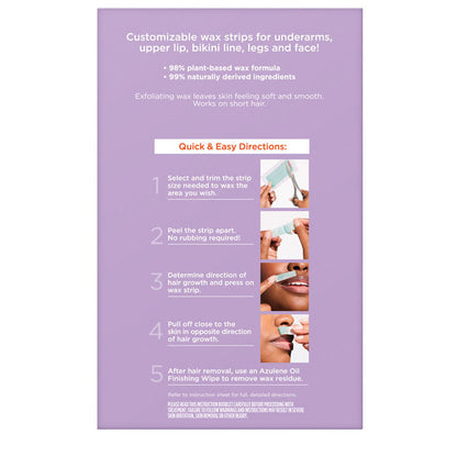Snip & Use Wax Strips - US 5512